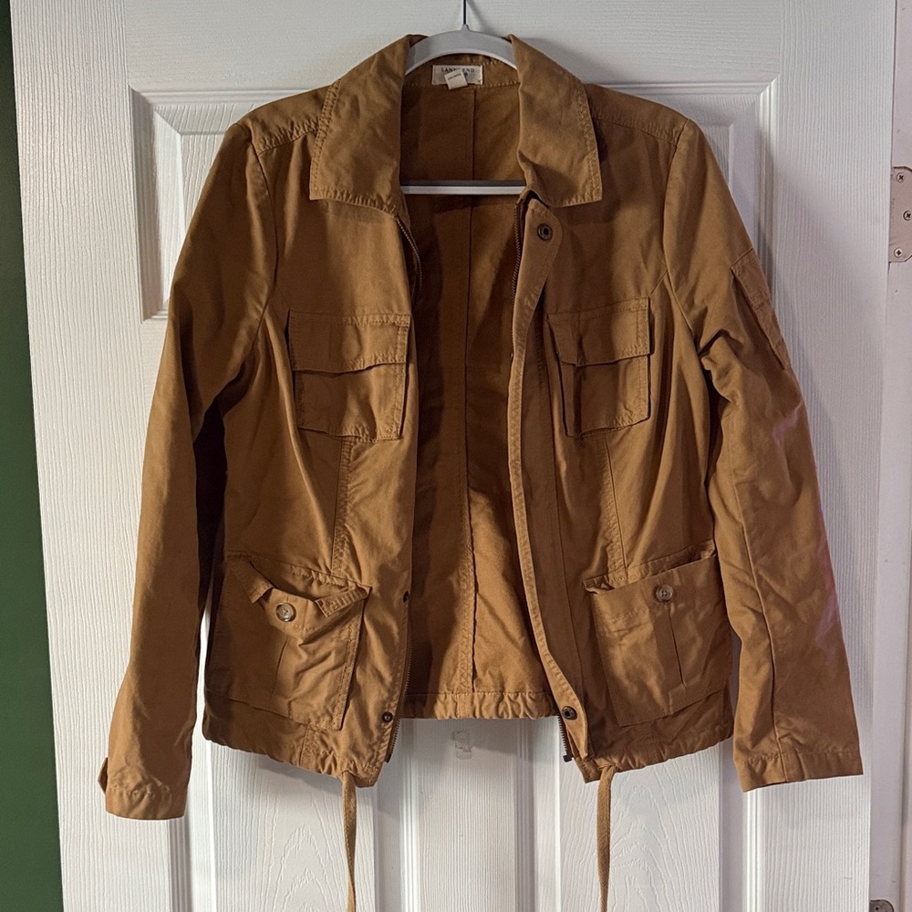 Lands' End Canvas Jacket in Tan